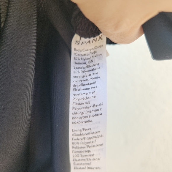 5/$100 SALE - SPANX Black Faux Leather Leggings - Picture 6 of 9